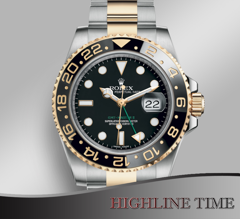 rolex gmt master ii gold and stainless steel price