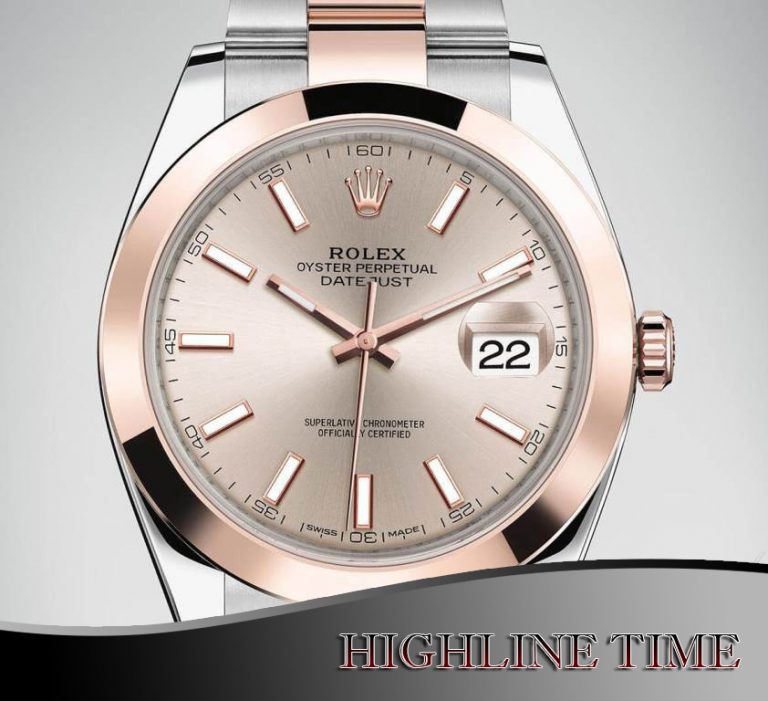rose gold datejust 41
